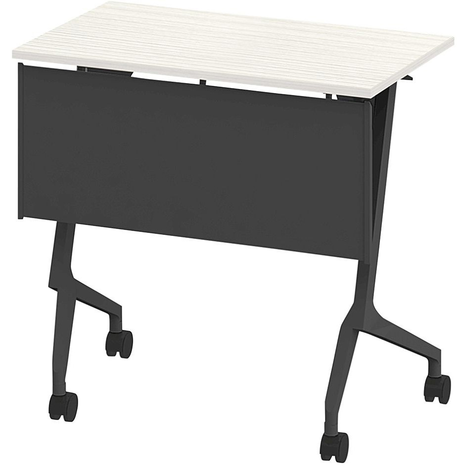 THN-074KX1-T161 折りたたみテーブル スレント 樹脂幕板付＜配送時組立サービス付＞ イトーキ 色(天板)61/アッシュドパイン 高さ720mm幅750mm奥行450mm  THN-074KX1-T161