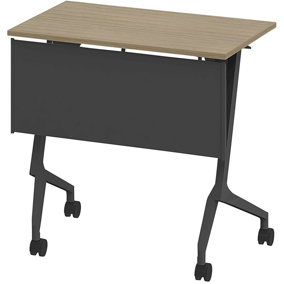 THN-074KX1-T171 折りたたみテーブル スレント 樹脂幕板付＜配送時組立サービス付＞ イトーキ 色(天板)71/アッシュドオークM 高さ720mm幅750mm奥行450mm  THN-074KX1-T171