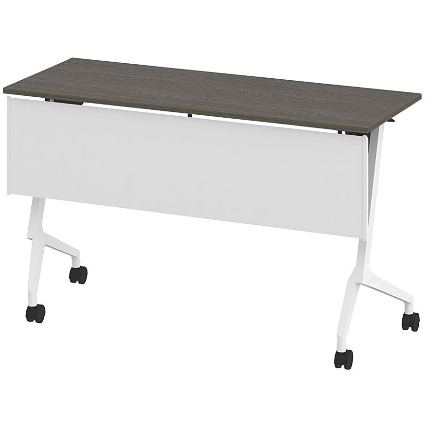 THN-124KX1-W981 折りたたみテーブル スレント 樹脂幕板付＜配送時組立サービス付＞ イトーキ 色(天板)71/アッシュドオークD 高さ720mm幅1200mm奥行450mm  THN-124KX1-W981