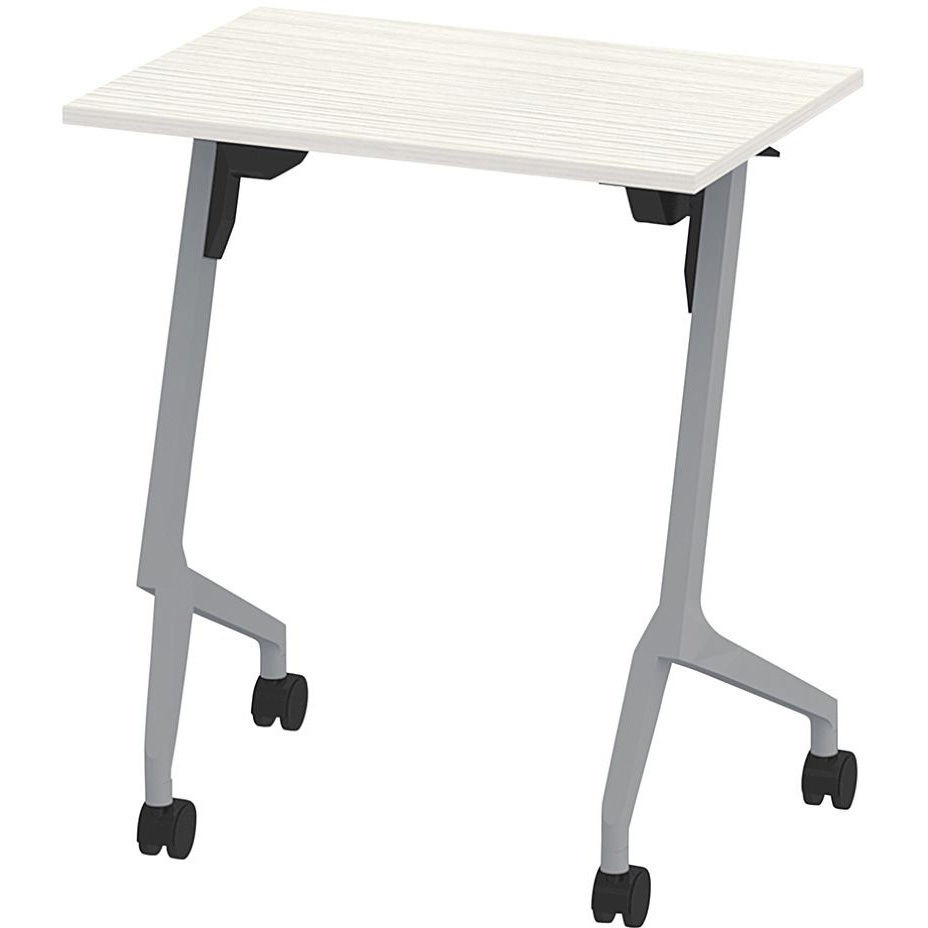 THN-064LS1-Z561 折りたたみテーブル スレント 棚付＜配送時組立サービス付＞ イトーキ 色(天板)61/アッシュドパイン 高さ720mm幅650mm奥行450mm  THN-064LS1-Z561