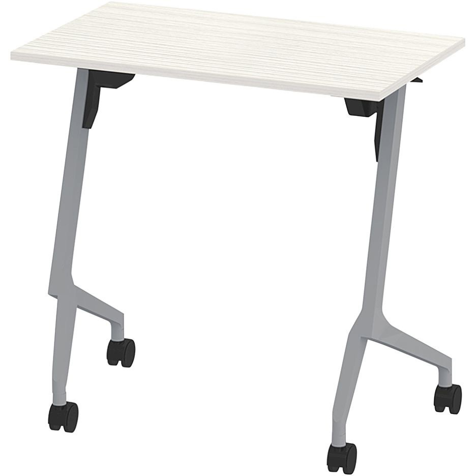 THN-074LS1-Z561 折りたたみテーブル スレント 棚付＜配送時組立サービス付＞ イトーキ 色(天板)61/アッシュドパイン 高さ720mm幅750mm奥行450mm  THN-074LS1-Z561