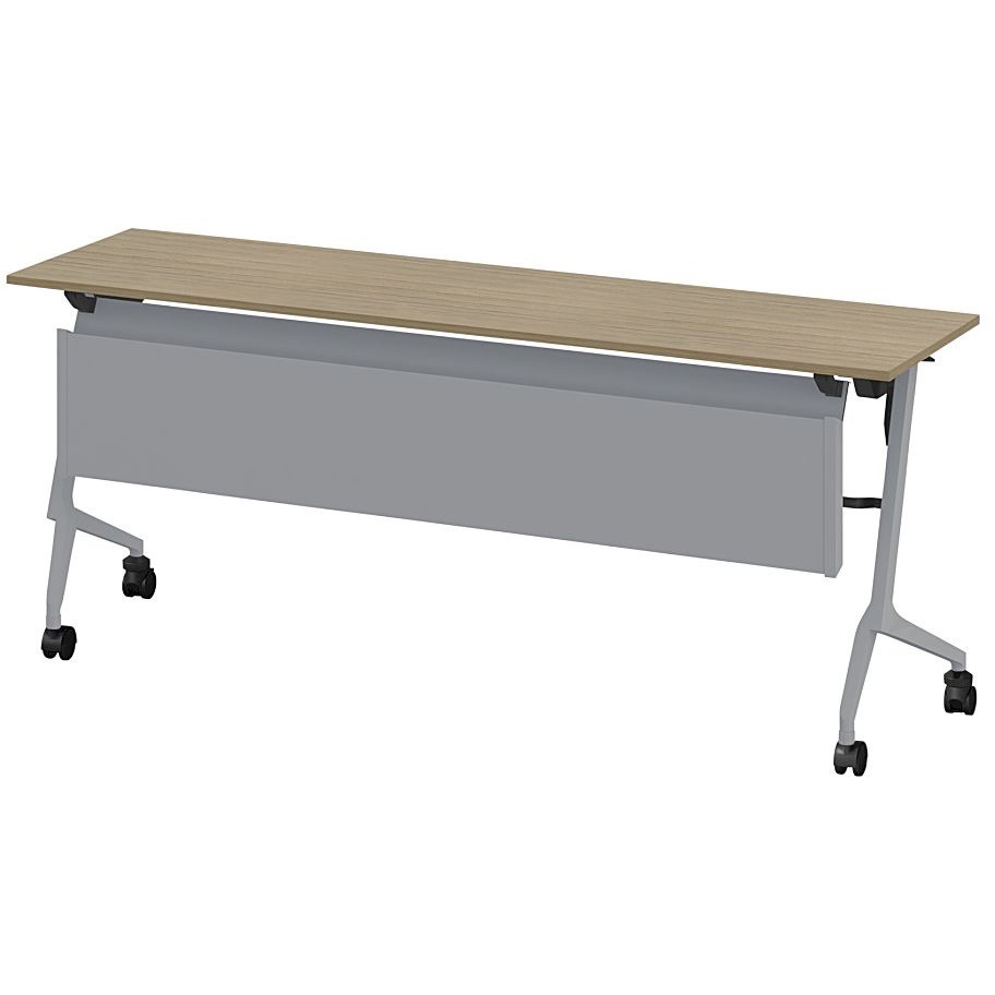 THN-184MSL-Z571 折りたたみテーブル スレント 配線ダクト スチール幕