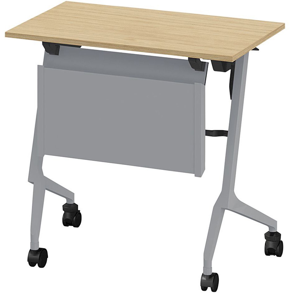 THN-074MXL-Z592 折りたたみテーブル スレント 配線ダクト スチール幕板付 リフトロックキャスター＜配送時組立サービス付＞ 1台 イトーキ 【通販モノタロウ】