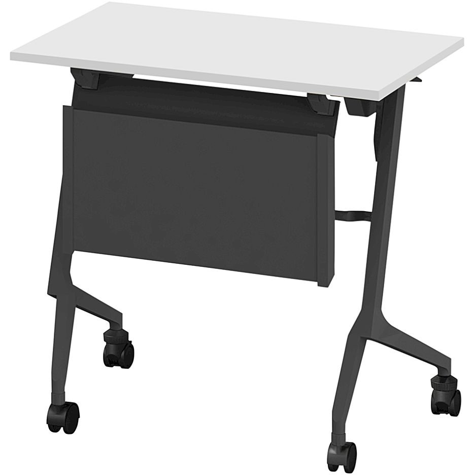 THN-074MXL-T1W9 折りたたみテーブル スレント 配線ダクト スチール幕板付 リフトロックキャスター＜配送時組立サービス付＞ 1台 イトーキ 【通販モノタロウ】