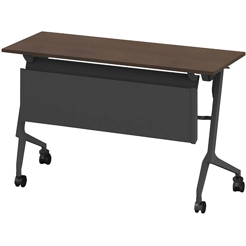 THN-124MXL-T182 折りたたみテーブル スレント 配線ダクト スチール幕板付 リフトロックキャスター＜配送時組立サービス付＞ 1台 イトーキ 【通販モノタロウ】