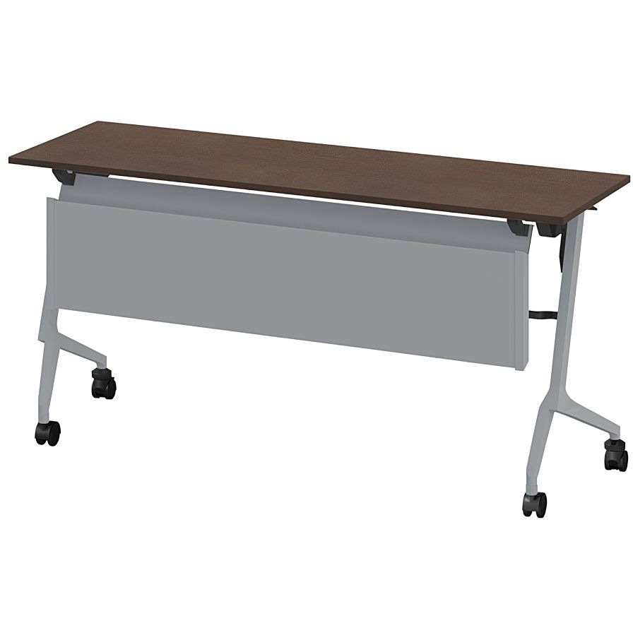 THN-154MXL-Z582 折りたたみテーブル スレント 配線ダクト スチール幕板付 リフトロックキャスター＜配送時組立サービス付＞ 1台 イトーキ 【通販モノタロウ】