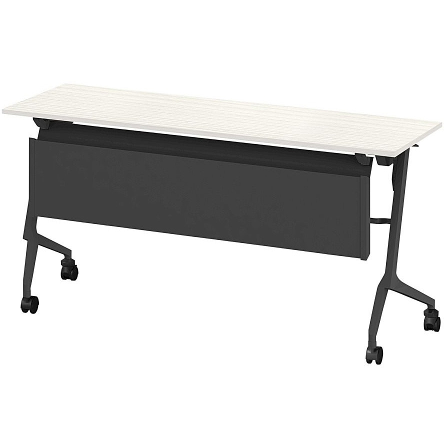 THN-154MXL-T161 折りたたみテーブル スレント 配線ダクト スチール幕板付 リフトロックキャスター＜配送時組立サービス付＞ 1台 イトーキ 【通販モノタロウ】