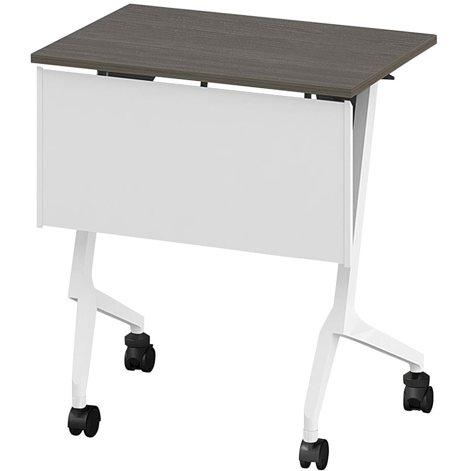 THN-064KSL-W981 折りたたみテーブル スレント 樹脂幕板付 棚付 リフトロックキャスター＜配送時組立サービス付＞ 1台 イトーキ 【通販モノタロウ】