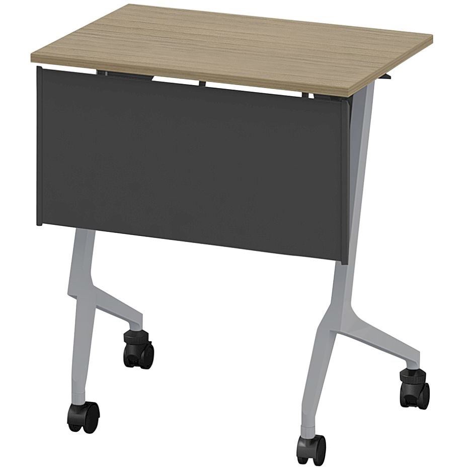 THN-064KSL-Z571 折りたたみテーブル スレント 樹脂幕板付 棚付 リフトロックキャスター＜配送時組立サービス付＞ 1台 イトーキ 【通販モノタロウ】