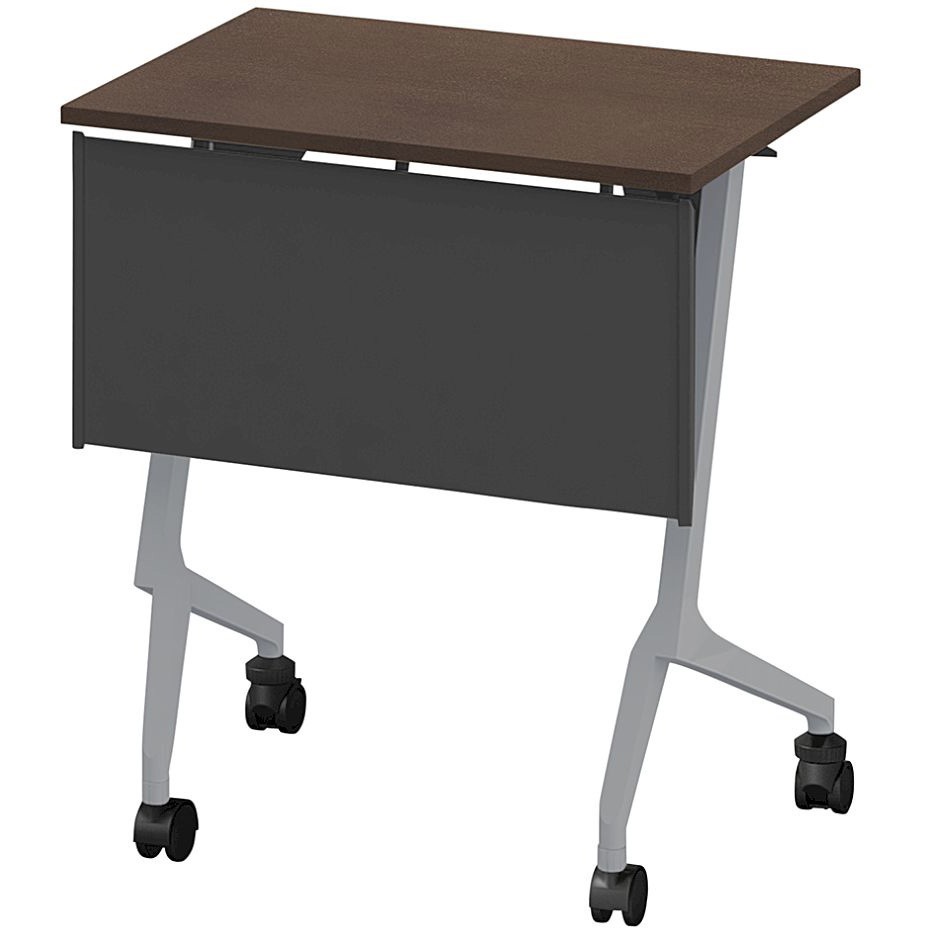 THN-064KSL-Z582 折りたたみテーブル スレント 樹脂幕板付 棚付 リフトロックキャスター＜配送時組立サービス付＞ 1台 イトーキ 【通販モノタロウ】