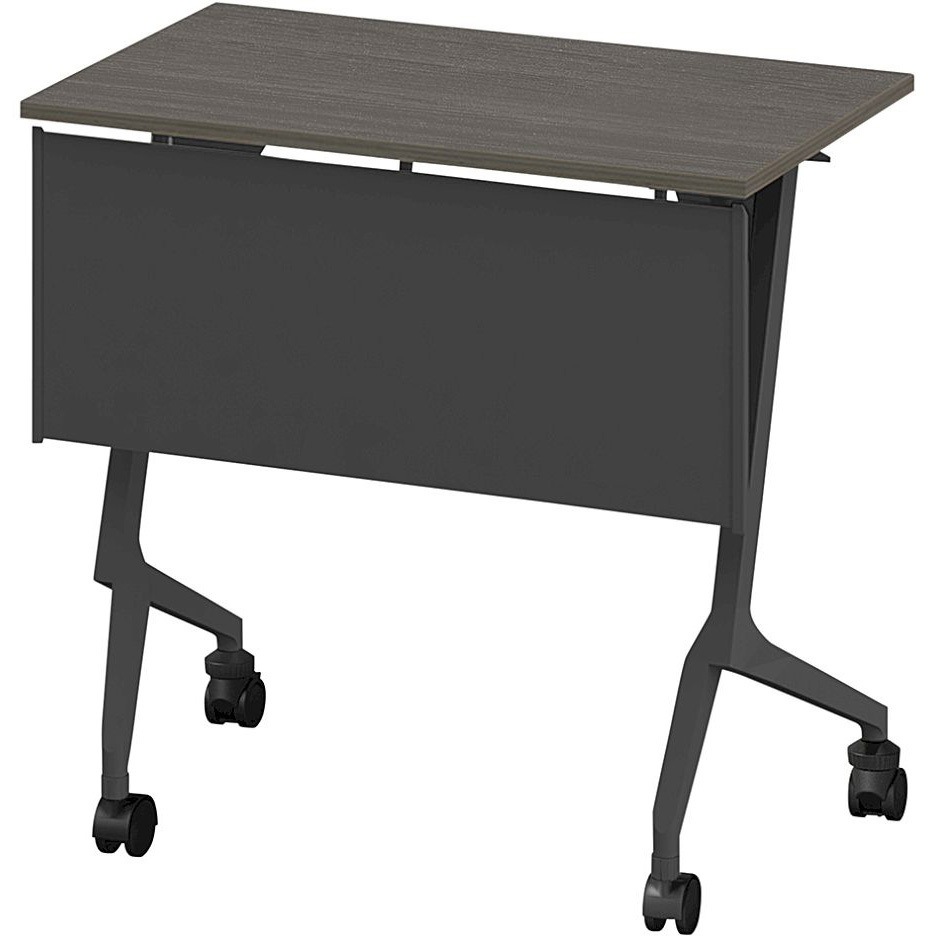 THN-074KSL-T181 折りたたみテーブル スレント 樹脂幕板付 棚付 リフトロックキャスター＜配送時組立サービス付＞ 1台 イトーキ 【通販モノタロウ】