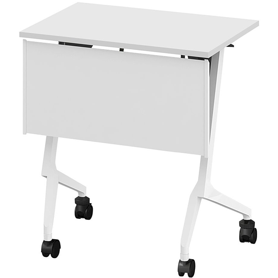 THN-064KXL-W9W9 折りたたみテーブル スレント 樹脂幕板付 リフトロックキャスター＜配送時組立サービス付＞ 1台 イトーキ 【通販モノタロウ】