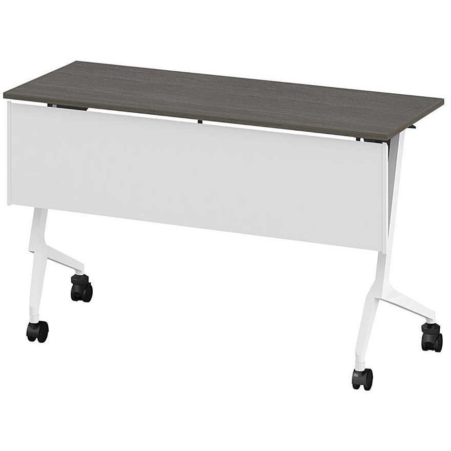 THN-124KXL-W981 折りたたみテーブル スレント 樹脂幕板付 リフトロックキャスター＜配送時組立サービス付＞ 1台 イトーキ 【通販モノタロウ】