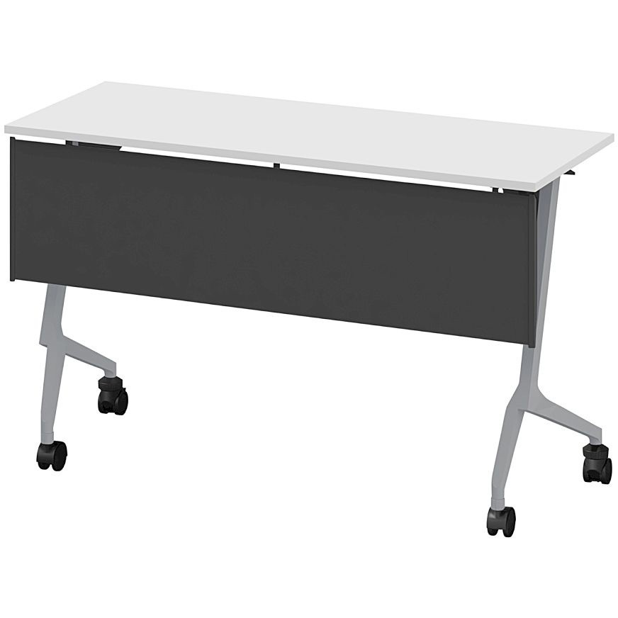 THN-124KXL-Z5W9 折りたたみテーブル スレント 樹脂幕板付 リフトロックキャスター＜配送時組立サービス付＞ 1台 イトーキ 【通販モノタロウ】