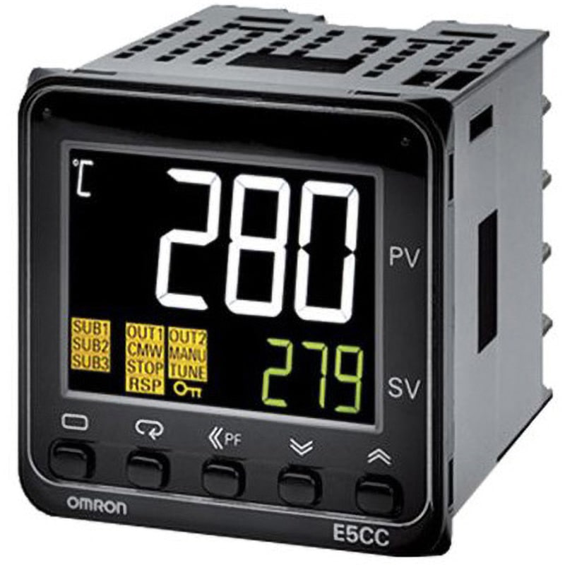 E5CC-QQ3A5M-000 Omron 温度調節器 (PID制御) 電圧 omron(オムロン) AC100～240V  1個 E5CC-QQ3A5M-000