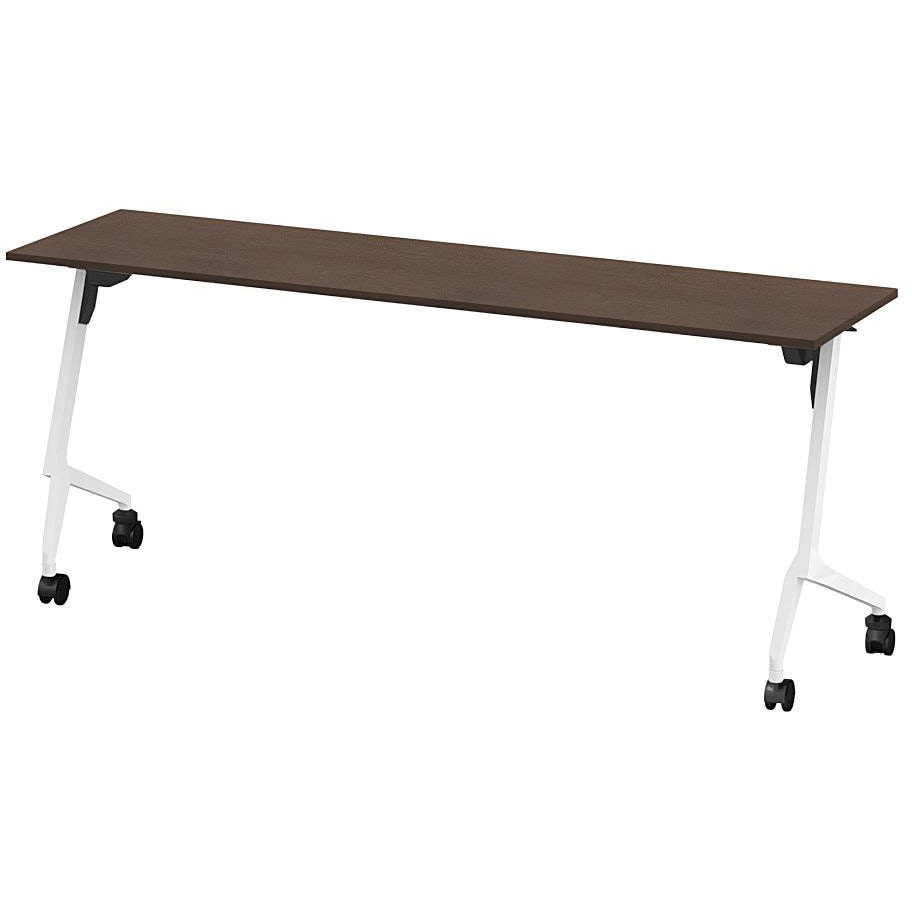 THN-184LSL-W982 折りたたみテーブル スレント 棚付 リフトロック