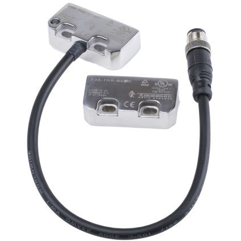 F3S-TGR-NSMC-21-M1J8 Omron 非接触 セーフティスイッチ F3S-TGR-N_Cシリーズ omron(オムロン) 長方形 DC24V ターミナルタイプ8ピンM12オスコネクタ 2NC/NO  1個