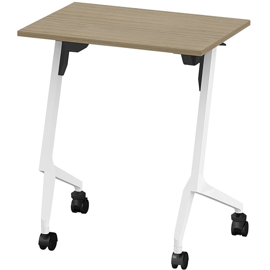 THN-064LXL-W971 折りたたみテーブル スレント リフトロックキャスター＜配送時組立サービス付＞ イトーキ 色(天板)71/アッシュドオークM 高さ720mm幅650mm奥行450mm  THN-064LXL-W971