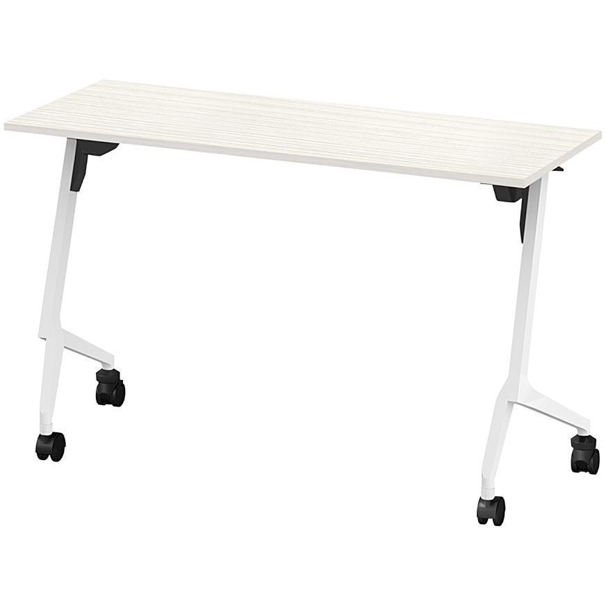 THN-124LXL-W961 折りたたみテーブル スレント リフトロックキャスター＜配送時組立サービス付＞ イトーキ 色(天板)61/アッシュドパイン 高さ720mm幅1200mm奥行450mm  THN-124LXL-W961 38,987円