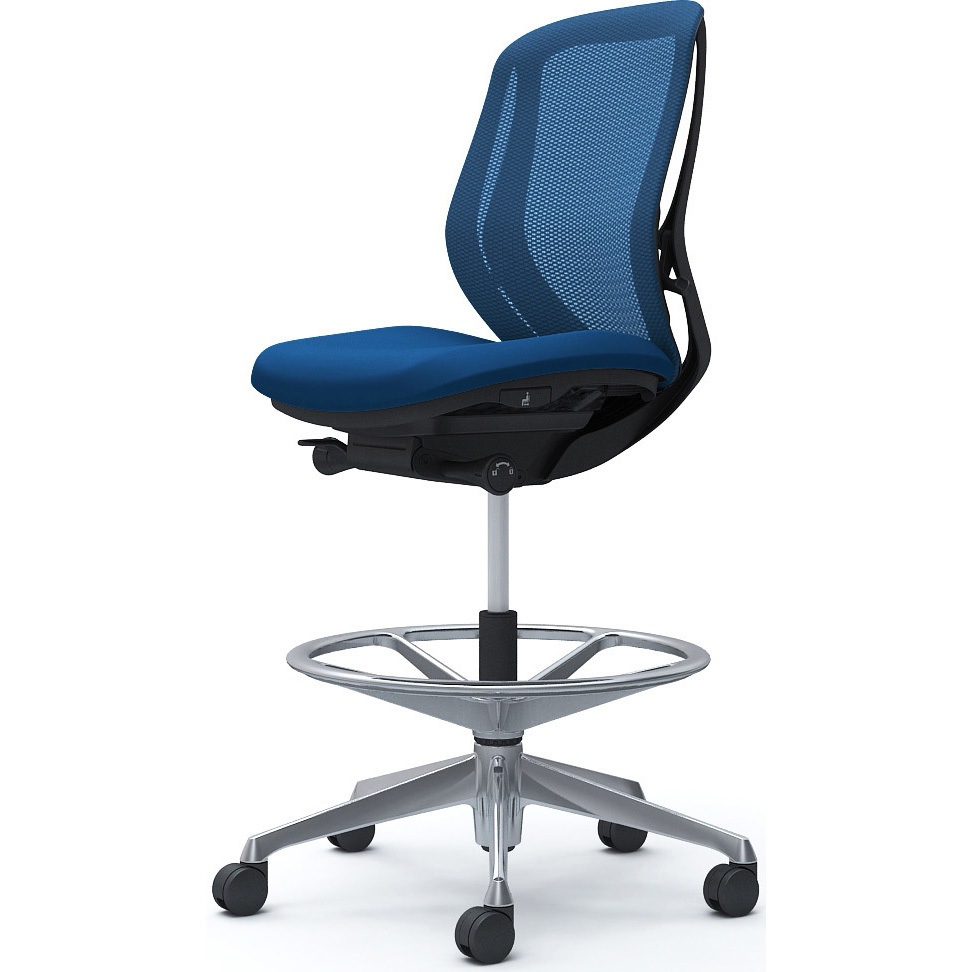 C631HR FMP3 シルフィー 肘なし 背メッシュ ロー ハイチェア ブラックボディ ハンガー無 ランバー無 アルミ脚 1脚 オカムラ(岡村製作所) 【通販モノタロウ】 65,890円