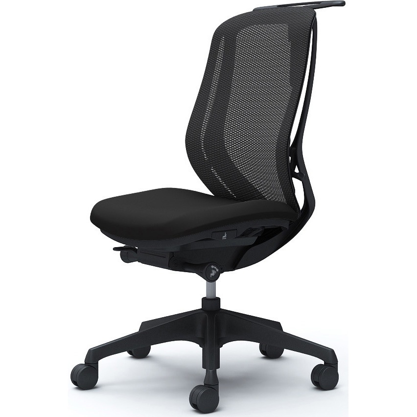 C636XR FMP1 シルフィー 肘なし 背メッシュ ハイ ブラックボディ ハンガー有 ランバー無 樹脂脚 1脚 オカムラ(岡村製作所) 【通販モノタロウ】