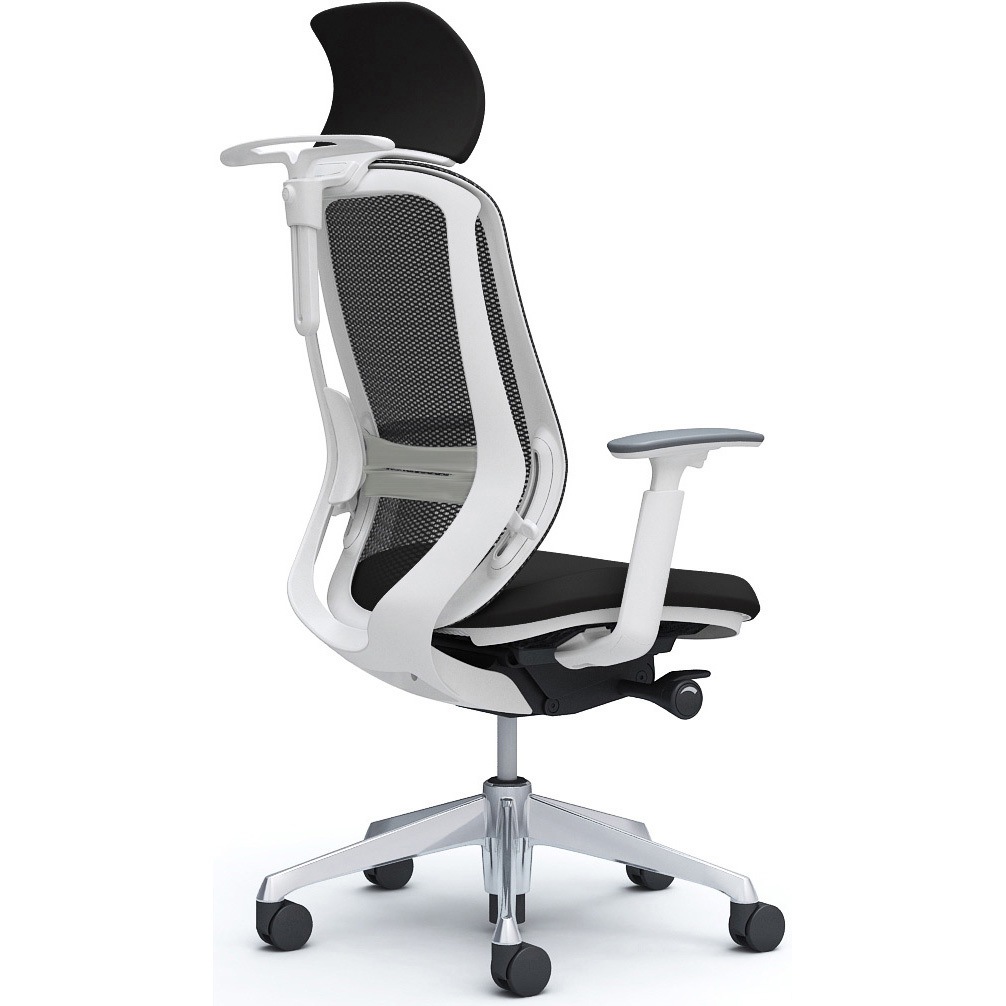 オカムラ　シルフィ　ハンガーあり　肘置きあり 送料無料】 オカムラ シルフィー オフィスチェア 固定肘 ハイバック