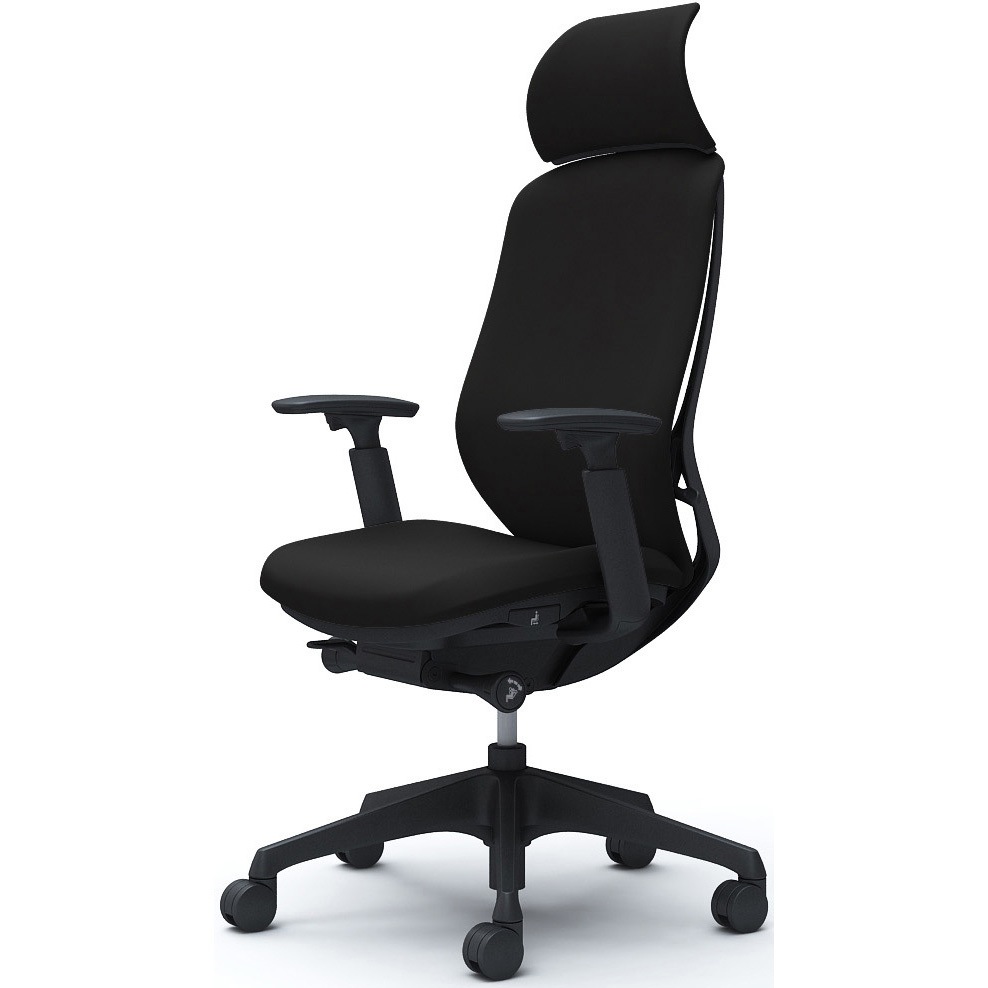 C68CXR FSF1 シルフィー可動肘 背クッションEXハイ ブラックボディ ハンガー無 ランバー無 樹脂脚 オカムラ(岡村製作所) アジャストアーム