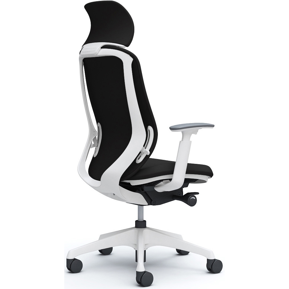 C68CXW FSF1 シルフィー可動肘 背クッションEXハイ ホワイトボディ