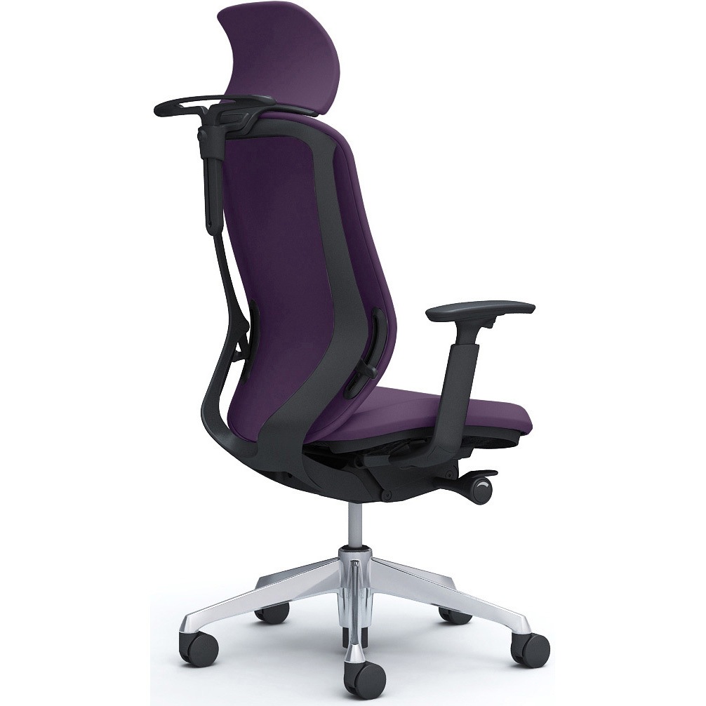 C68DBR FSF1|オカムラ シルフィー EXハイバック 布張 黒ボディ アルミ脚 ハンガー付 可動肘 ブラック 1脚 (メーカー直送) C68DBR | シルフィー sylphy エクストラハイバック 背クッションタイプ