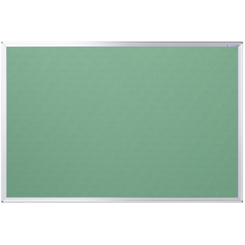 K23-733 ワンウェイ掲示板 壁掛 馬印 エバーグリーン色 外寸法・幅910mm外寸法・高さ610mm  K23-733