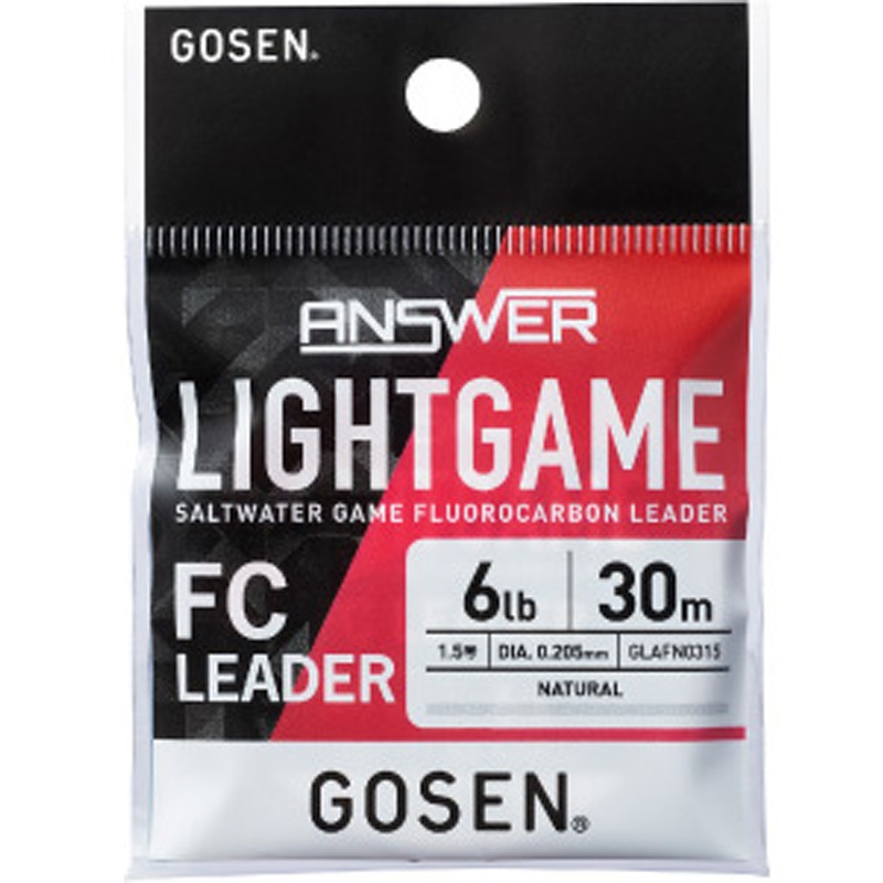 3lb(0.8号) ANSWER LIGHTGAME FCリーダー GLAFN03 GOSEN