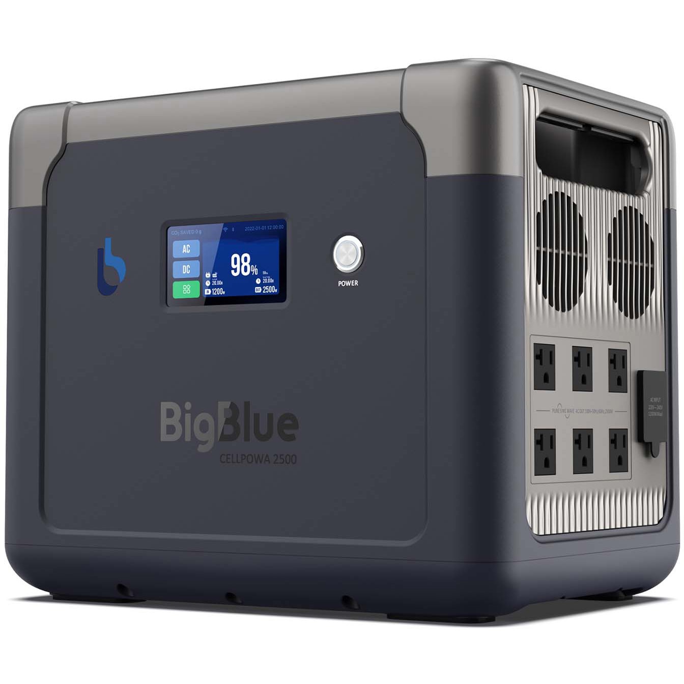 BigBlue Cellpowa500ポータブル電源 リン酸鉄リチウムイオン電池