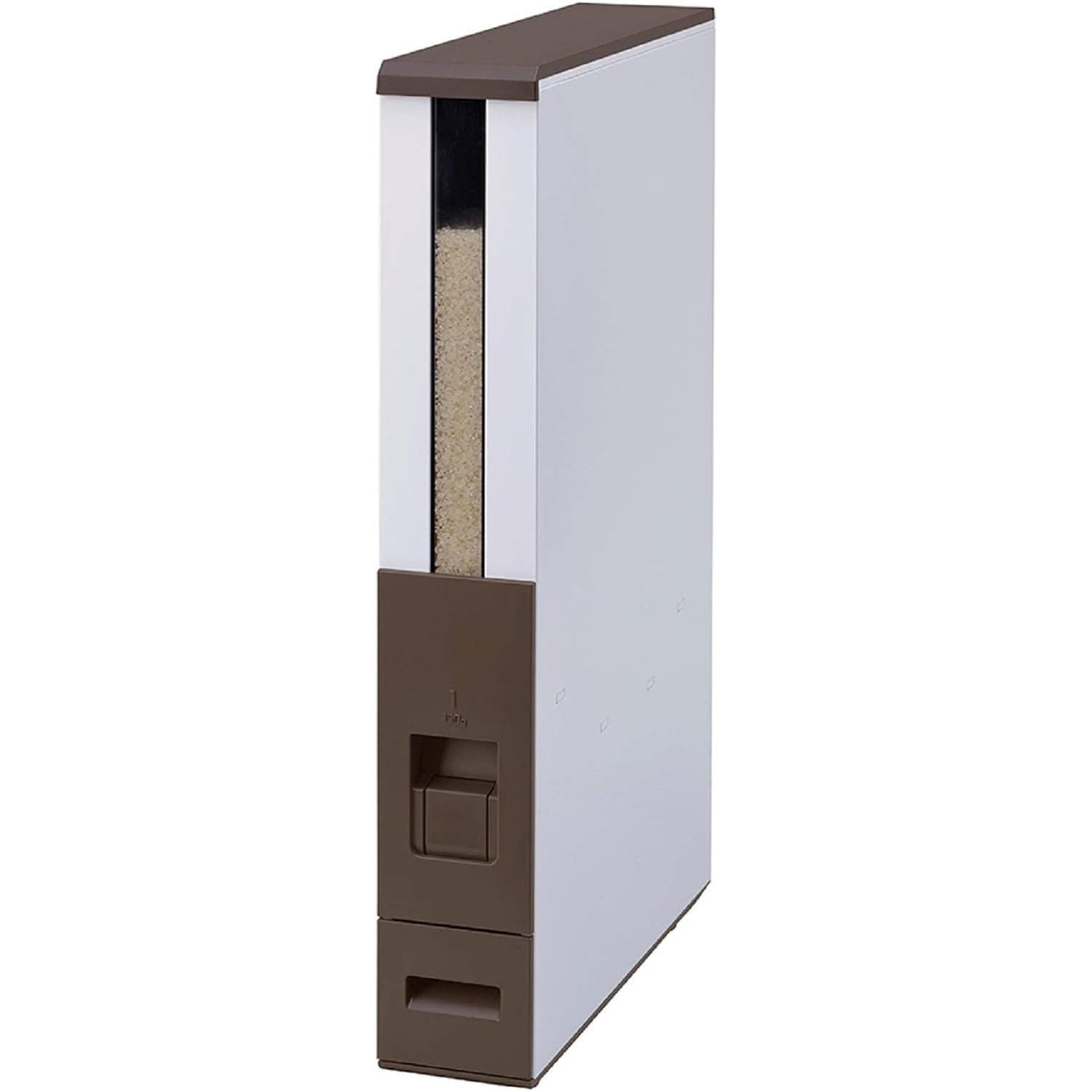 RCB-12ST 米びつ ライスエース スリム エムケー精工 ブラウン色 RCB