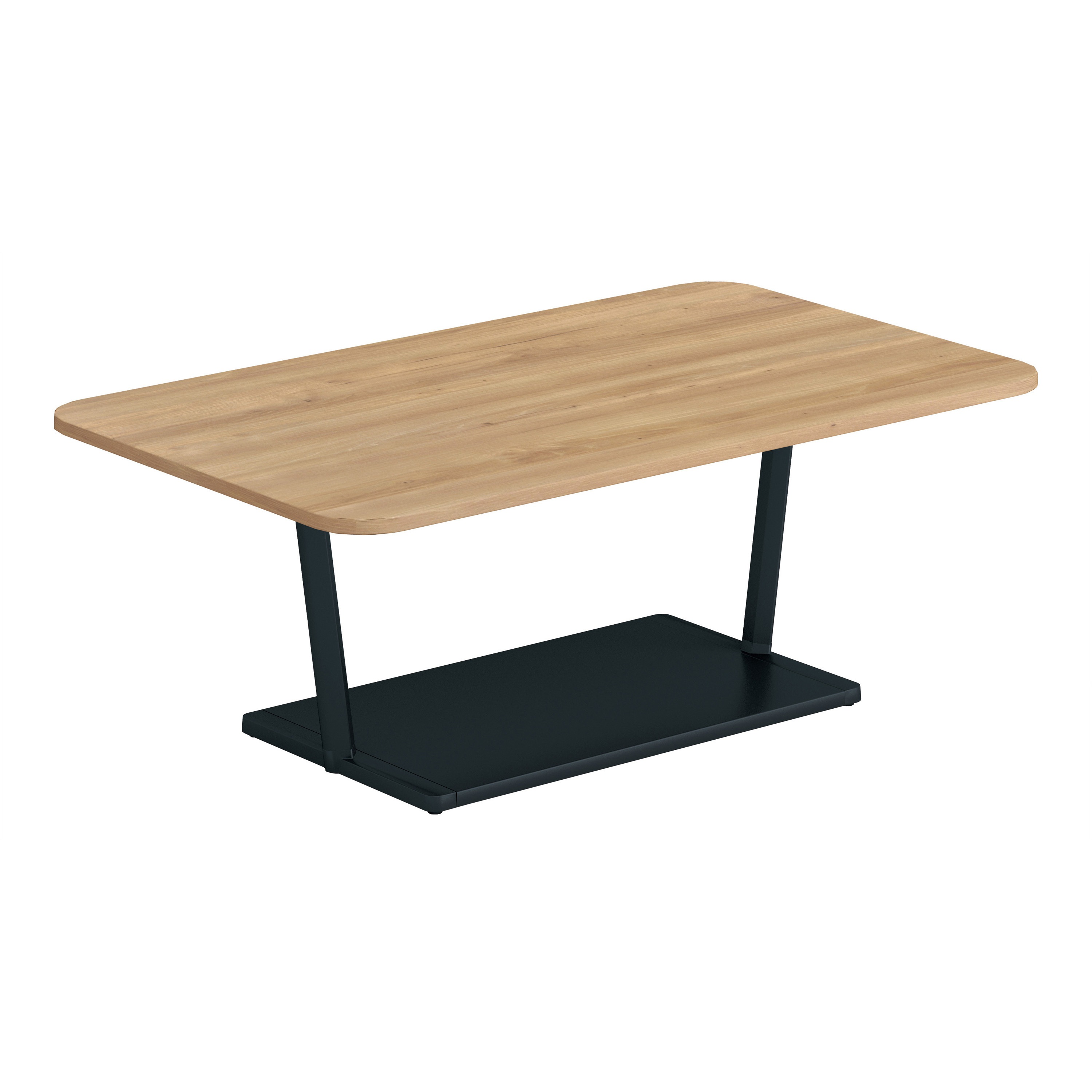 LT-RG127LE6AMY3N オフィスラウンジテーブル リージョンT字脚角形(配送・設置サービス付き) コクヨ 組立・設置・取付 ローテーブルタイプ 高さ450mm幅1200mm奥行750mm  LT-RG127LE6AMY3N