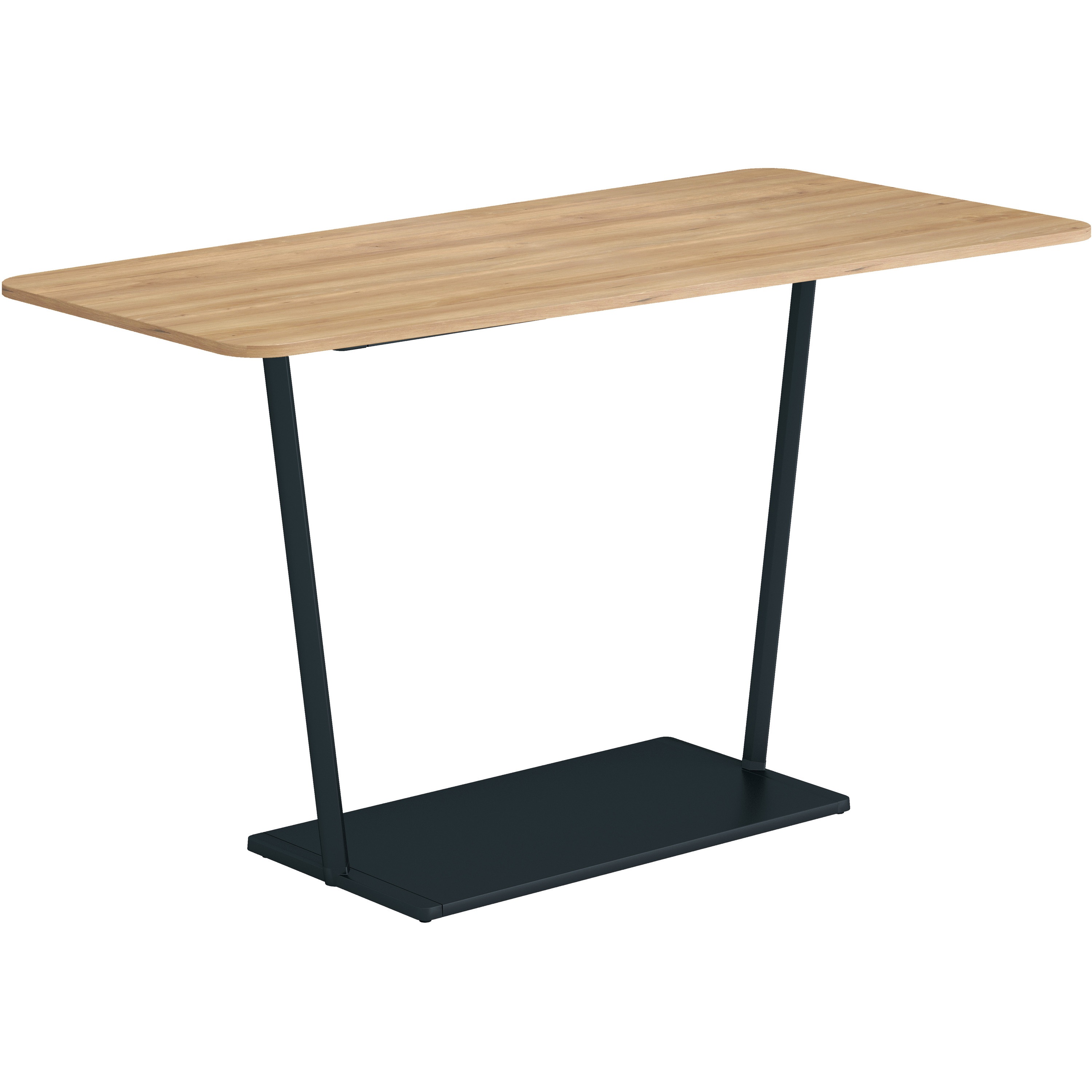 LT-RGD189HE6AMY3N オフィスラウンジテーブル リージョンT字脚台形(配送・設置サービス付き) コクヨ 組立・設置・取付 ハイテーブルタイプ 高さ1000mm幅1800mm奥行750-895mm  LT-RGD189HE6AMY3N