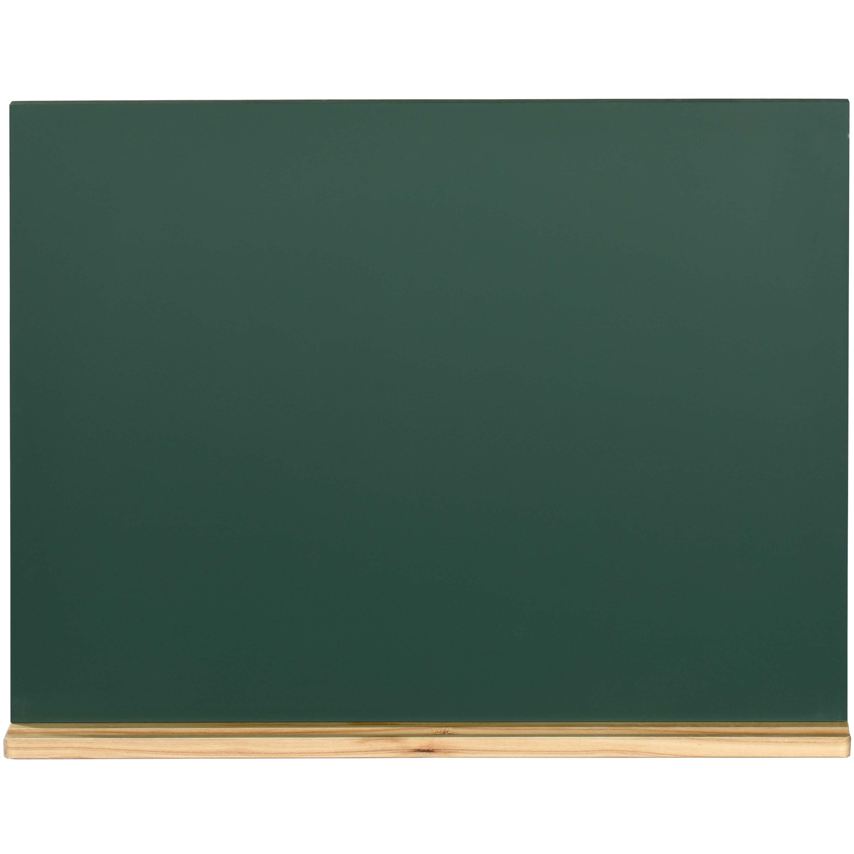 W2G 木製黒板(壁掛)粉受付 馬印 チョーク用 グリーン色 寸法(幅