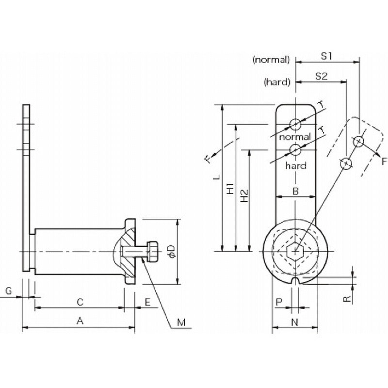 MIKI PULLEY ロスタテンショナー 三木プーリーSE-45