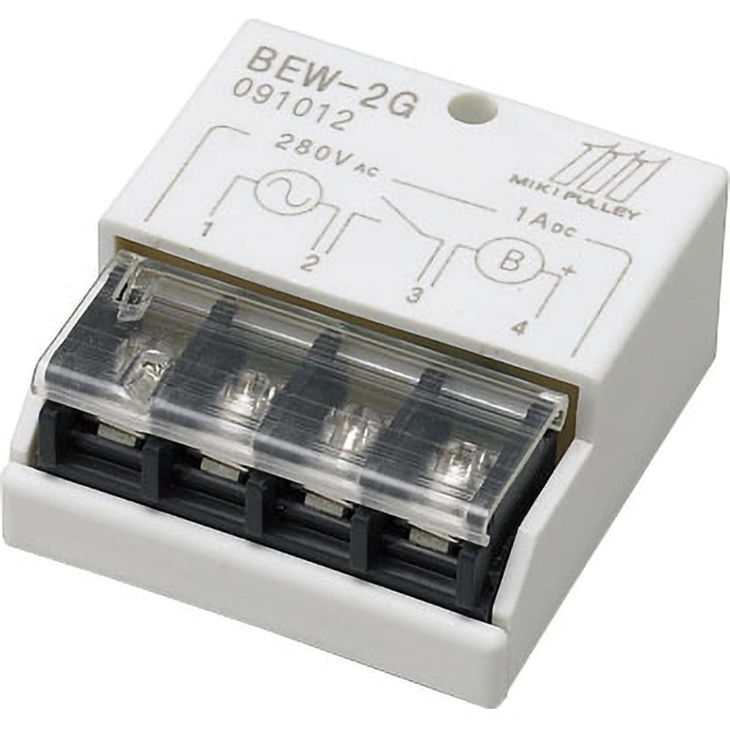 BEW-4G 電磁クラッチ・ブレーキ電源装置 BEWモデル(一般制御用) 1個 三木プーリ 【通販モノタロウ】