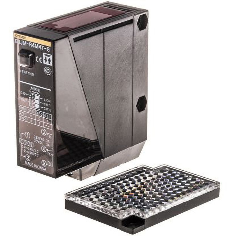 E3JMR4M4TG Omron 光電センサ ブロック形 omron(オムロン) E3Jシリーズ リレー 回帰反射形(MSR機能付き)  1個