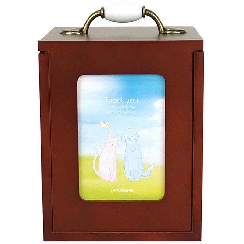 106644 ペット仏壇BOX 1519 万丈 ブラウン色