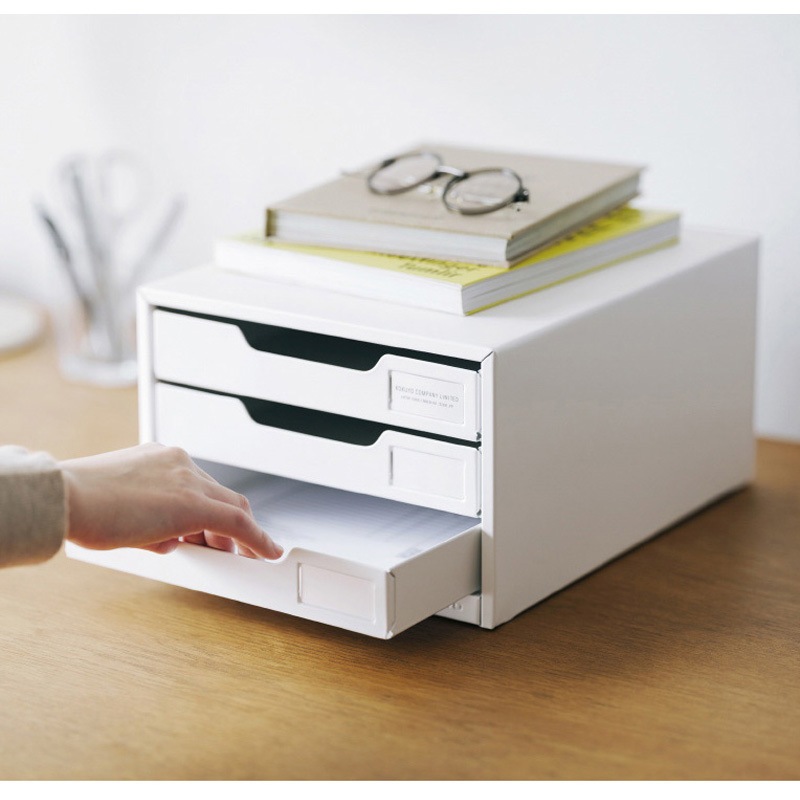 コクヨ レターケース スチール引き出し A4縦 片引 7段 LC-7M まとめ買い3台