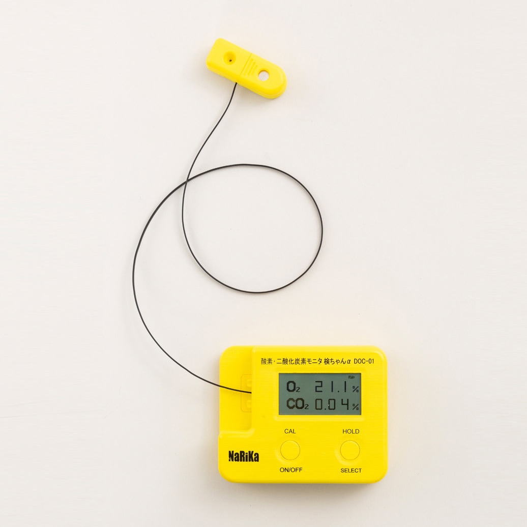N65-9333 酸素・二酸化炭素モニタ検ちゃんαDOC-01FS 1個 ナリカ 【通販