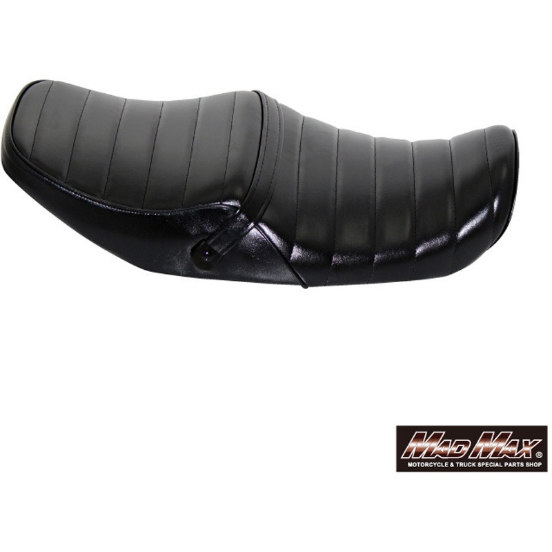 ZRXⅡ　黒皮　タックロールシート/②　ブラックレザー 94-'08 ZRX400 タックロール 新品 シートカバー 黒色 ブラック PVC