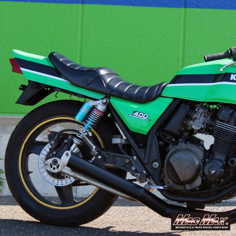 ZRX ZRX400 タックロール シート 茶 ツートン ZRX ZRX400 タックロール