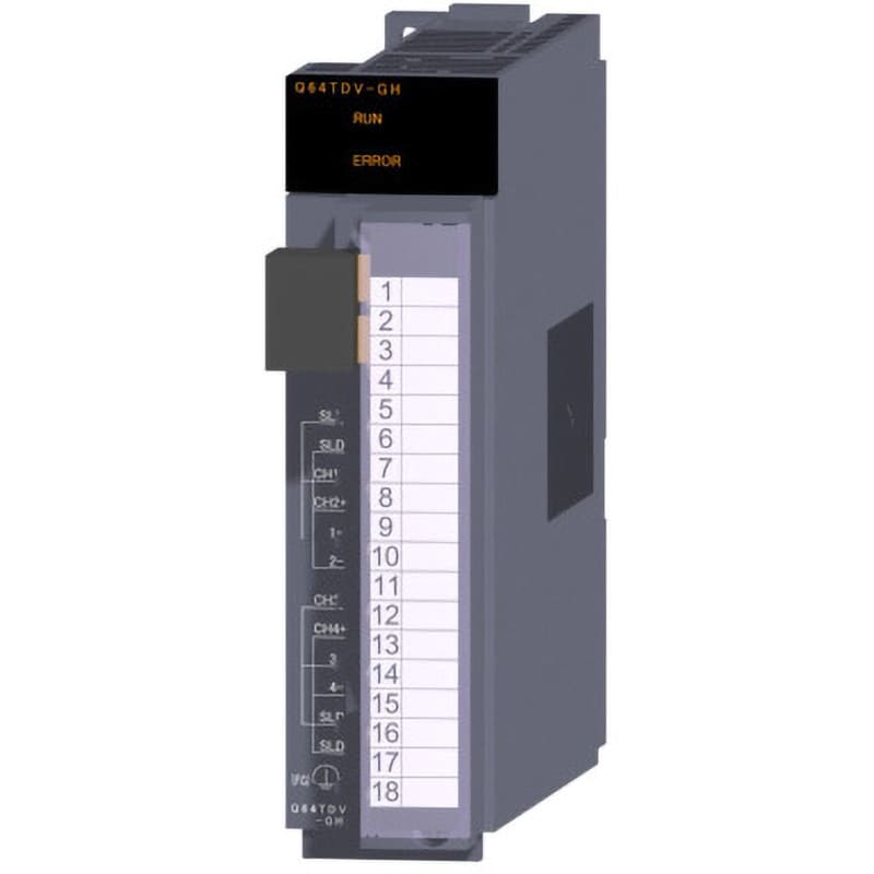 Q64TDV-GH シーケンサ MELSEC-Qシリーズ アナログユニット 三菱電機 アナログ入力/温度入力/熱電対タイプ Q64TDV-GH -  【通販モノタロウ】