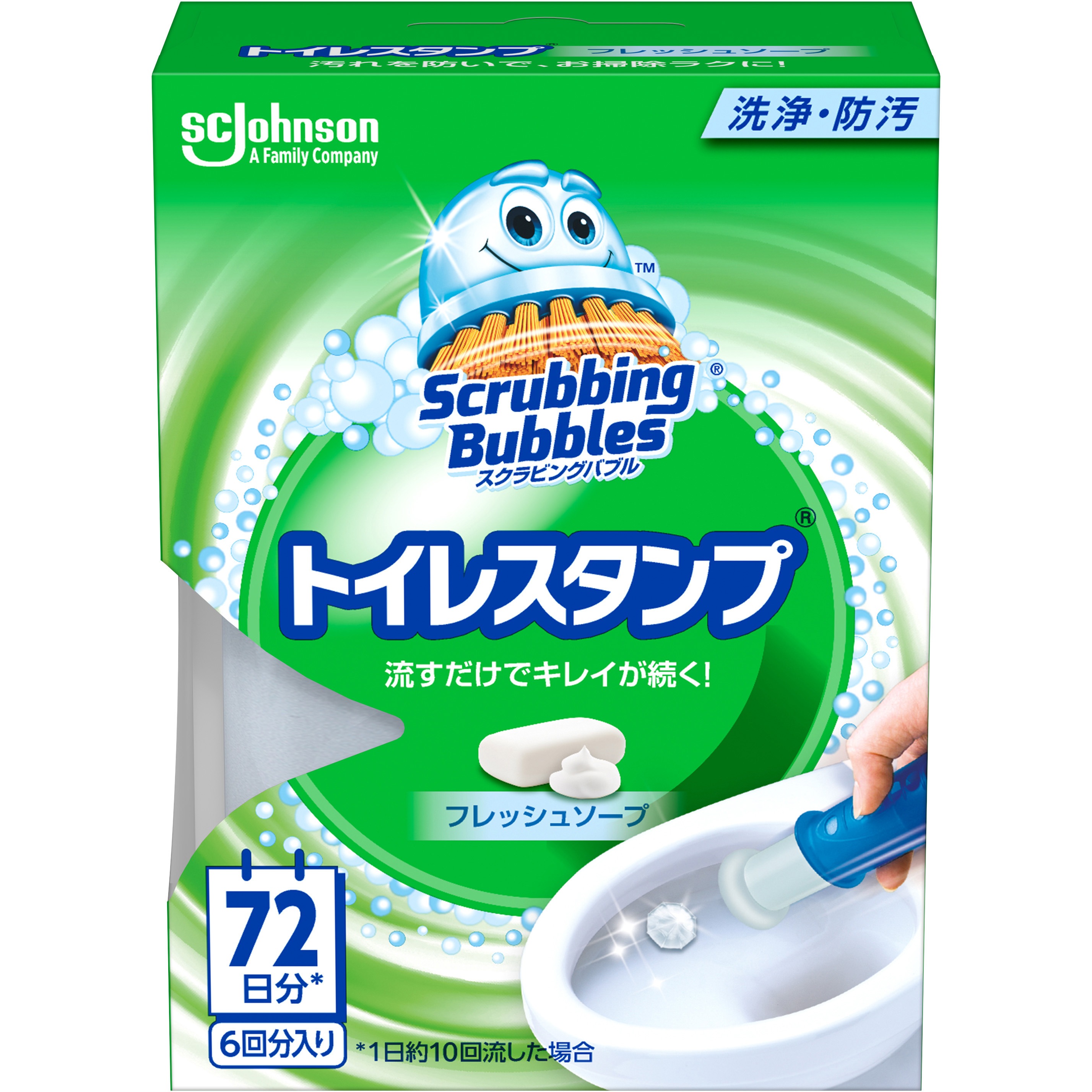 スクラビングバブル トイレスタンプ ジョンソン 弱酸性 香り
