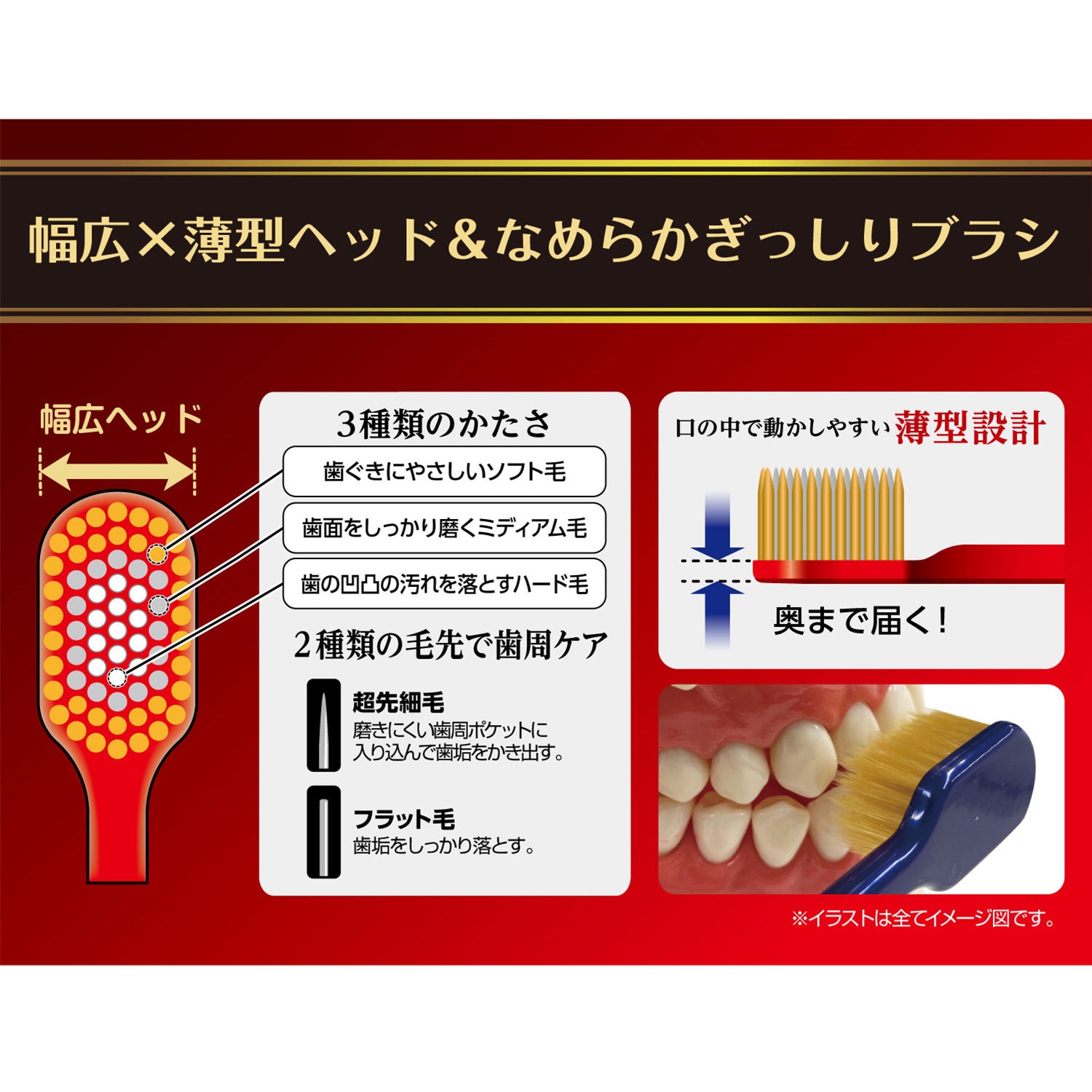 エビス プレミアムケアハブラシ 7列レギュラー ふつう 1本入 B