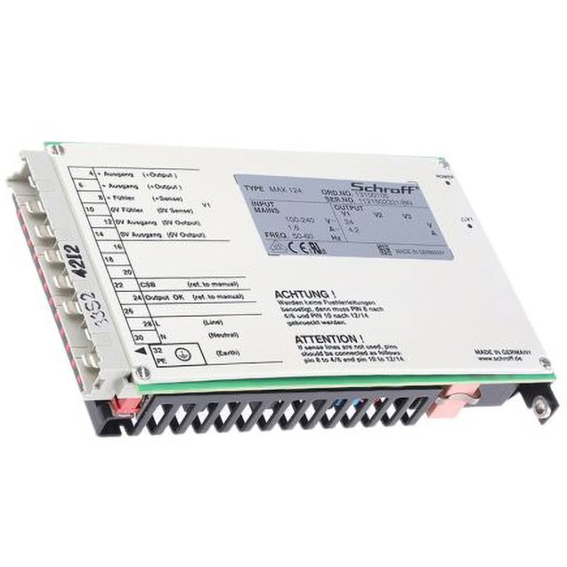 13100105 nVent - Schroff キャビネット取付け 電源 SCHROFF 定格電力101W 出力電流4.2A 長さ171.93mm 32,487円