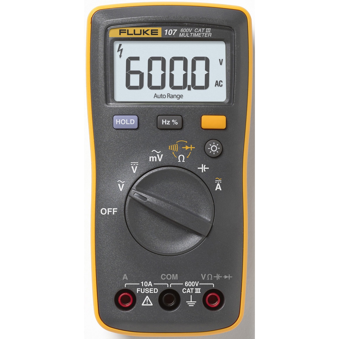 FLUKE-107 マルチテスター ポケットサイズ バックライト付 多機能型 FLUKE-107 1個 フルーク(FLUKE) 【通販モノタロウ】