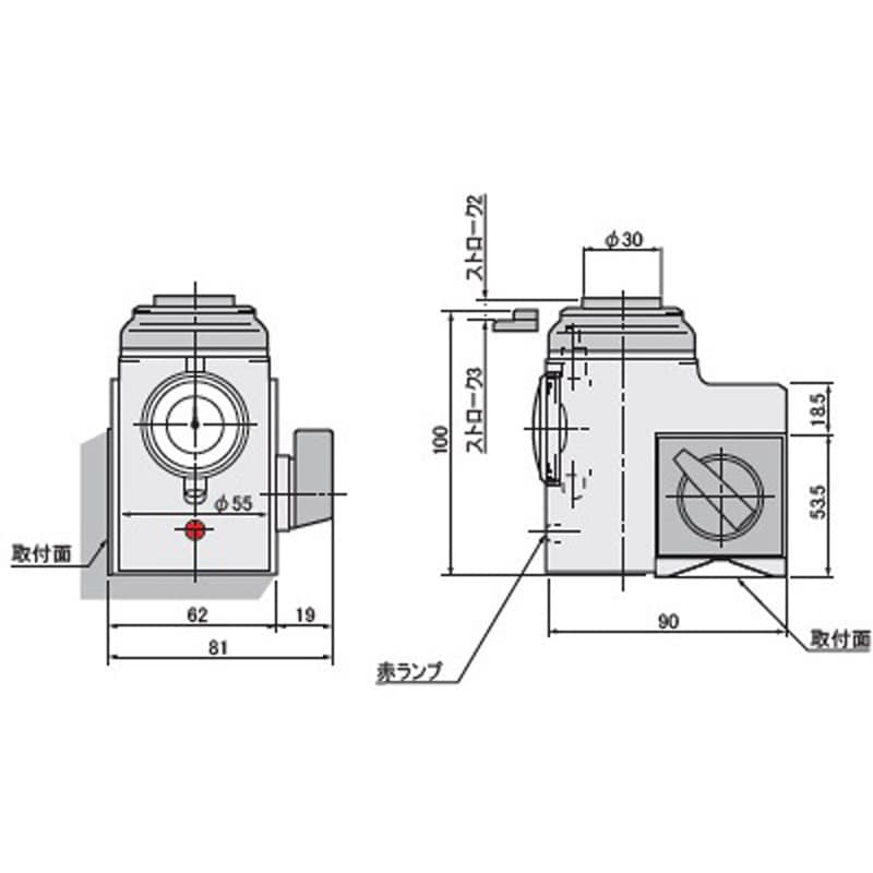 HP-100WP ハイトプリセッタ 1台 日研工作所 【通販モノタロウ】